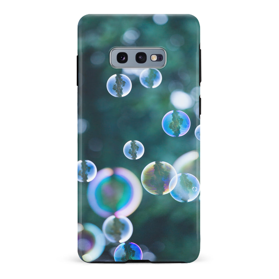 Samsung Galaxy S10e Bubbles Nature Phone Case