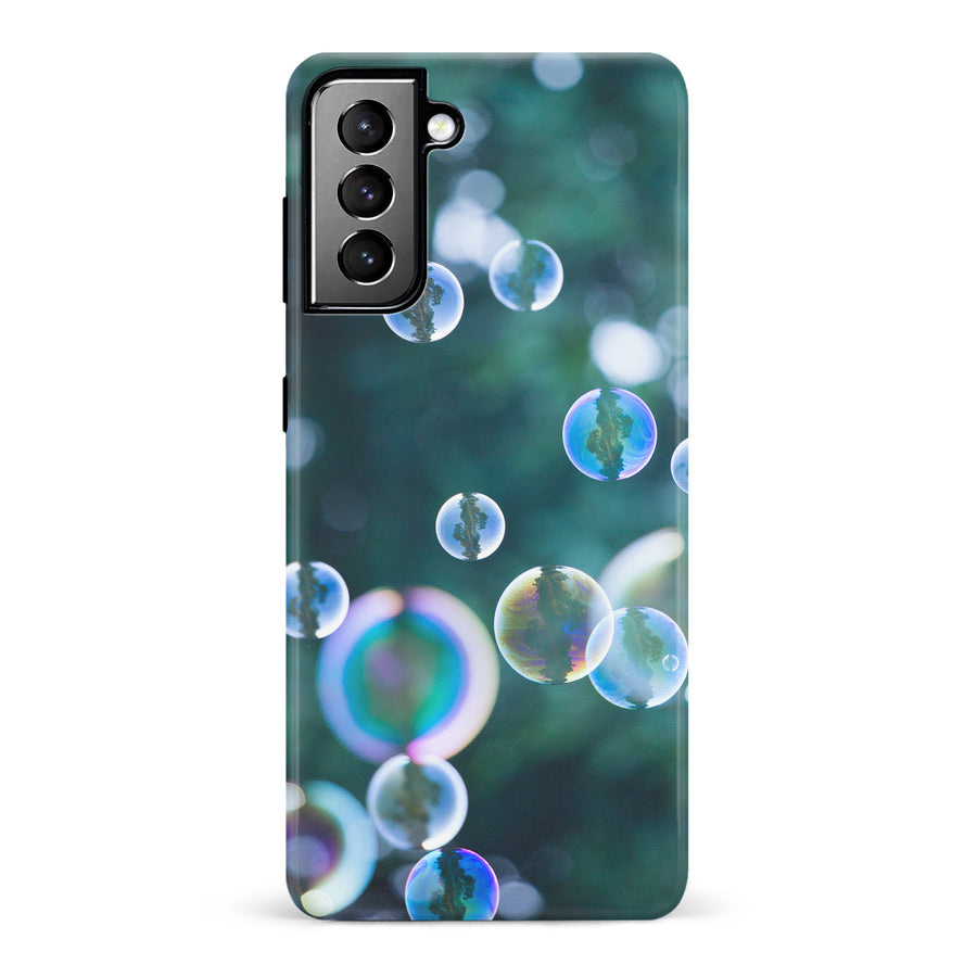 Samsung Galaxy S21 Plus Bubbles Nature Phone Case