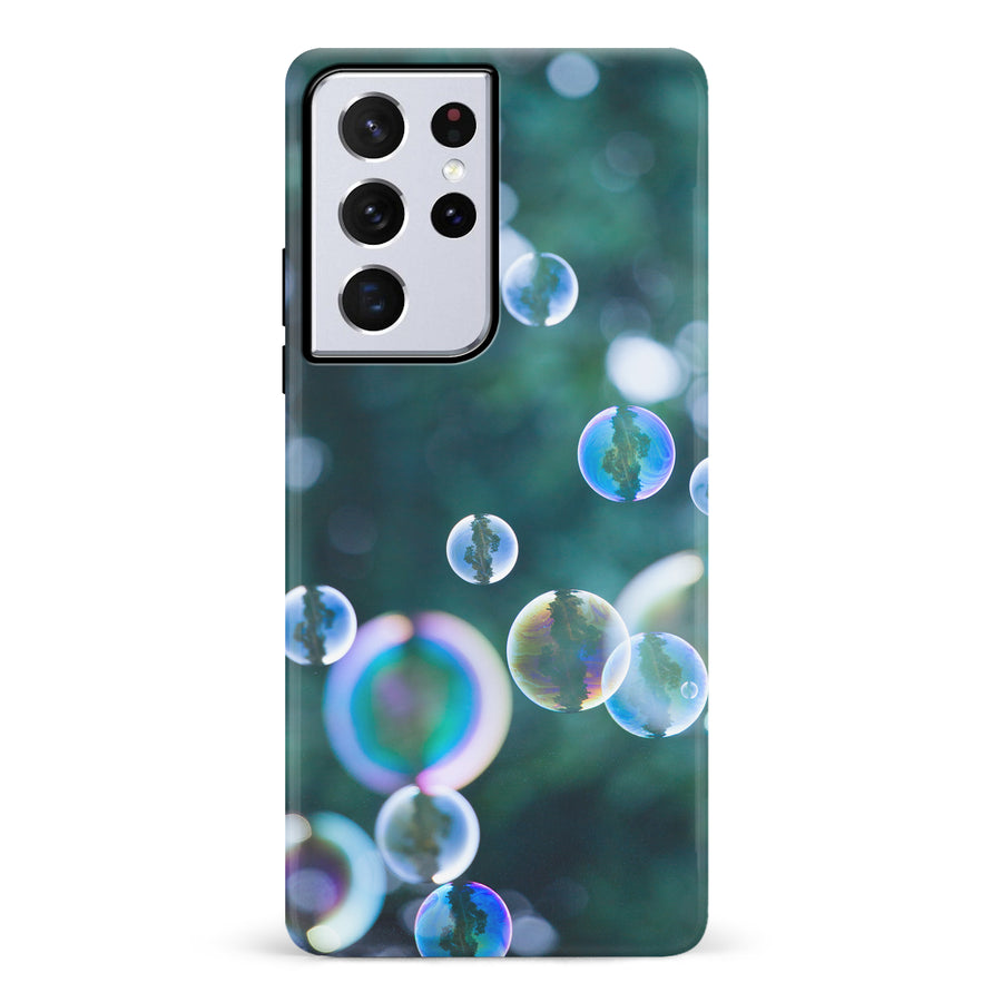 Samsung Galaxy S21 Ultra Bubbles Nature Phone Case