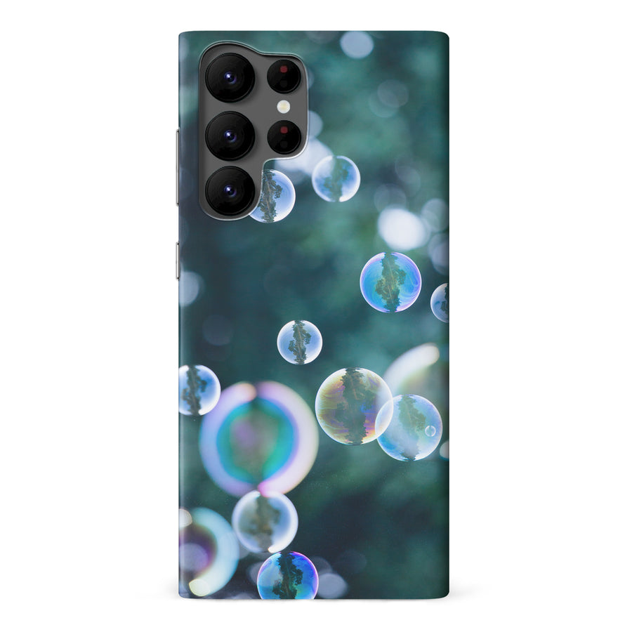 Samsung Galaxy S22 Ultra Bubbles Nature Phone Case