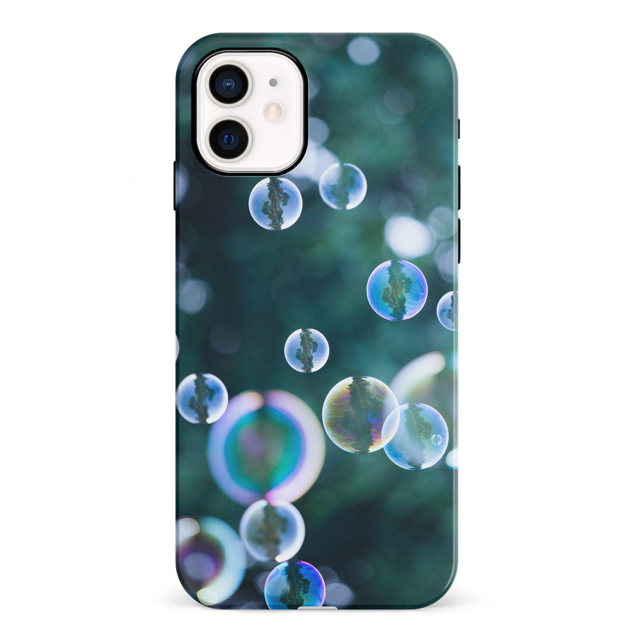 iPhone 12 Mini Bubbles Nature Phone Case