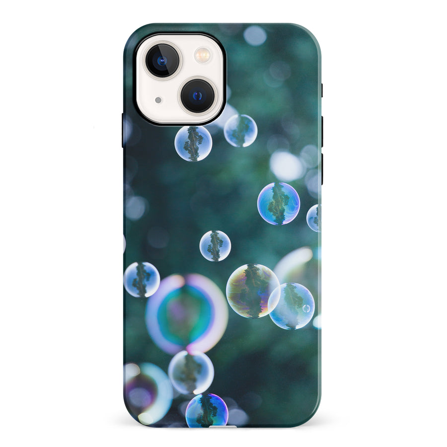 iPhone 13 Mini Bubbles Nature Phone Case