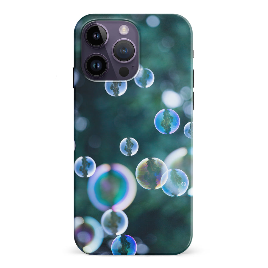 iPhone 15 Pro Bubbles Nature Phone Case