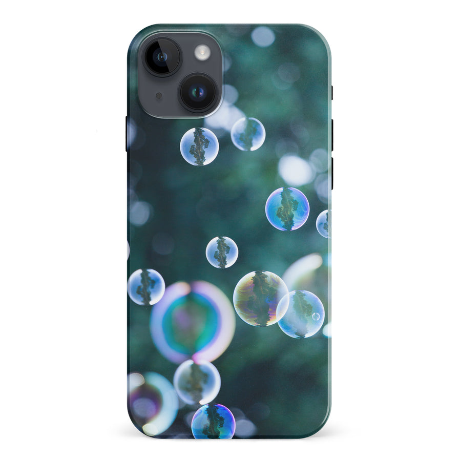 iPhone 15 Plus Bubbles Nature Phone Case