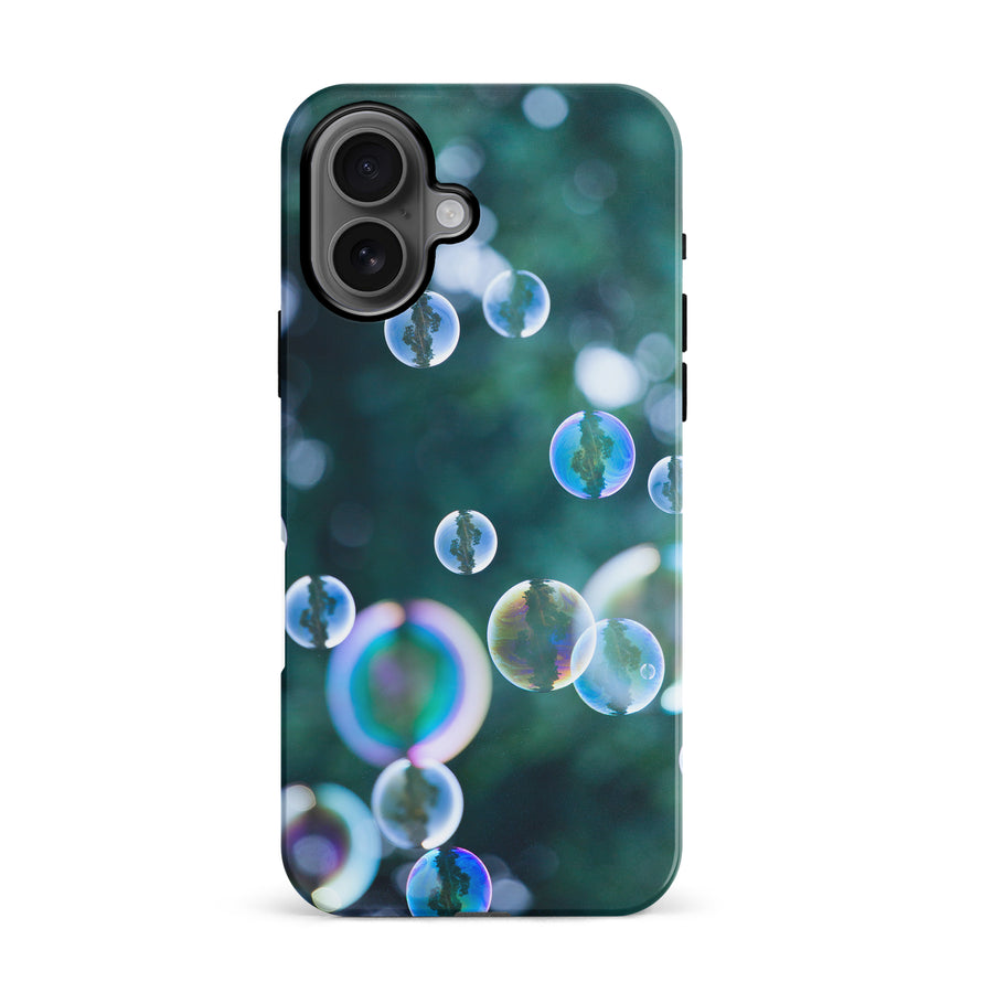 iPhone 16 Bubbles Nature Phone Case