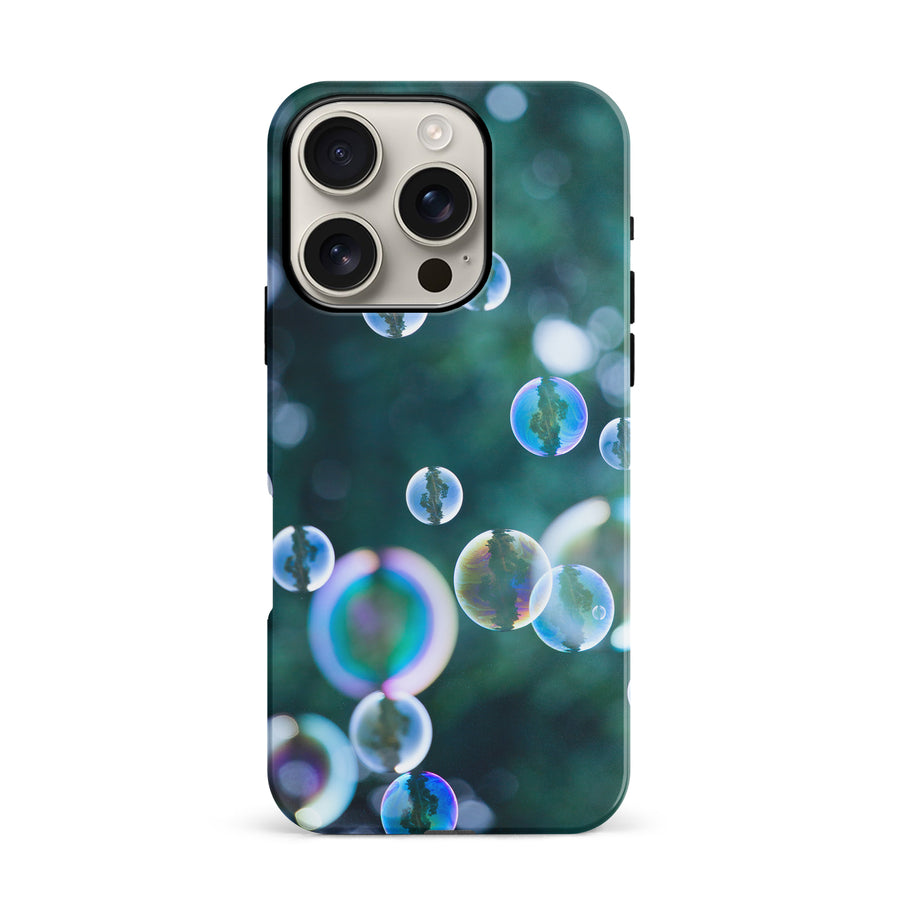 iPhone 16 Pro Bubbles Nature Phone Case