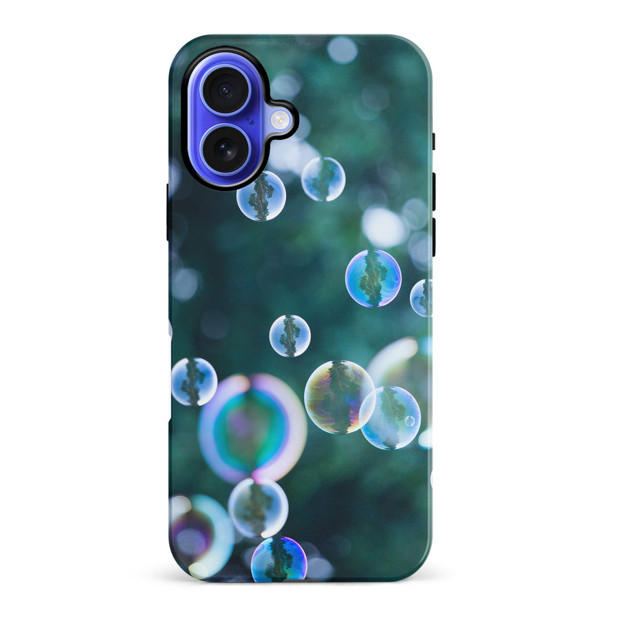 iPhone 16 Plus Bubbles Nature Phone Case