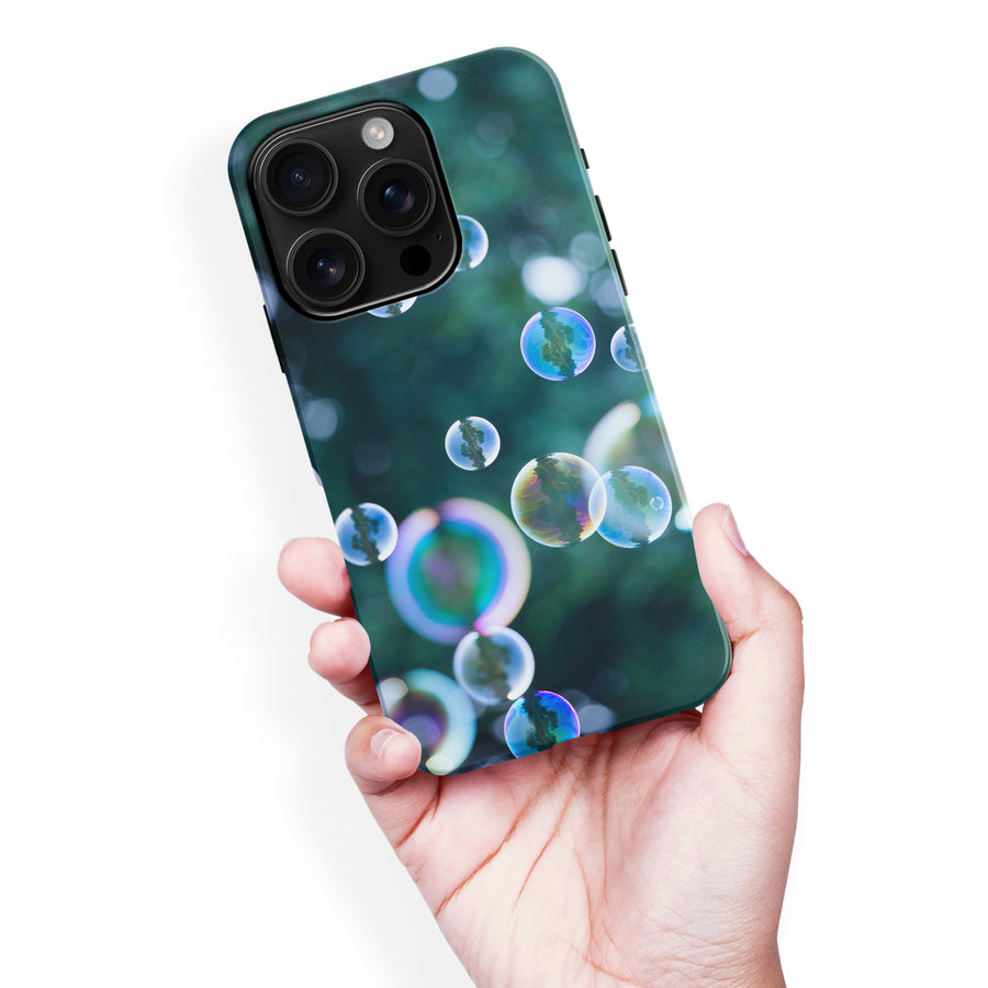 iPhone 16 Pro Max Bubbles Nature Phone Case