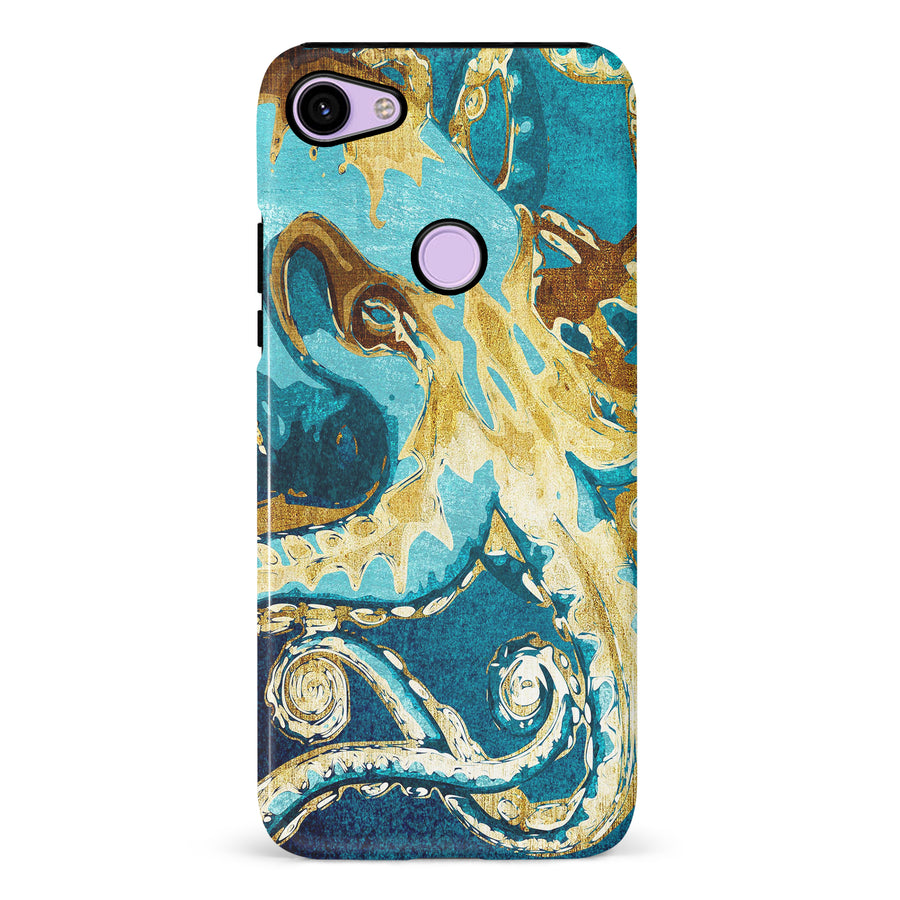 Google Pixel 3 Drawn Kraken Nature Phone Case