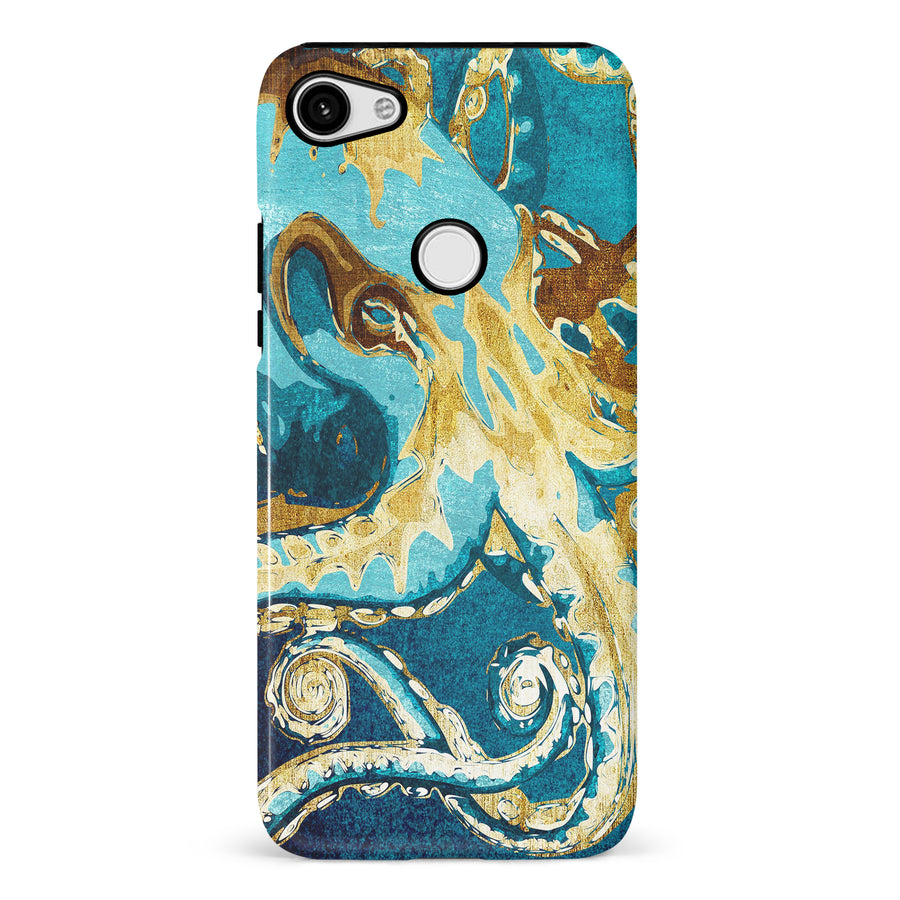 Google Pixel 3 XL Drawn Kraken Nature Phone Case