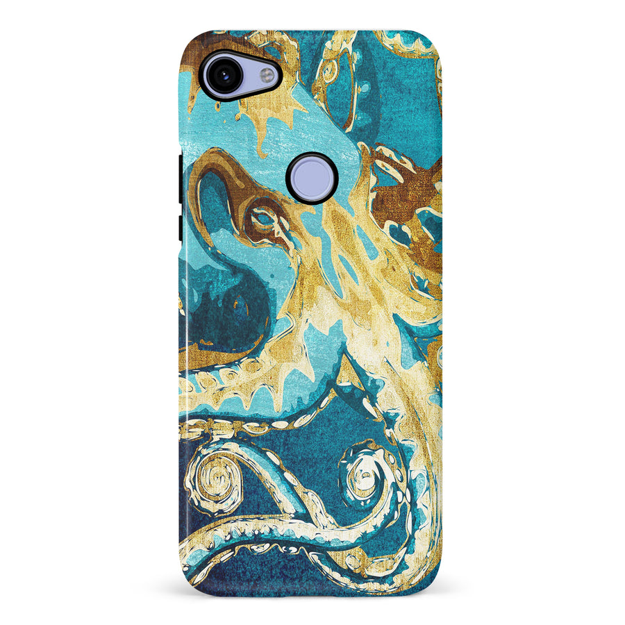 Google Pixel 3A XL Drawn Kraken Nature Phone Case