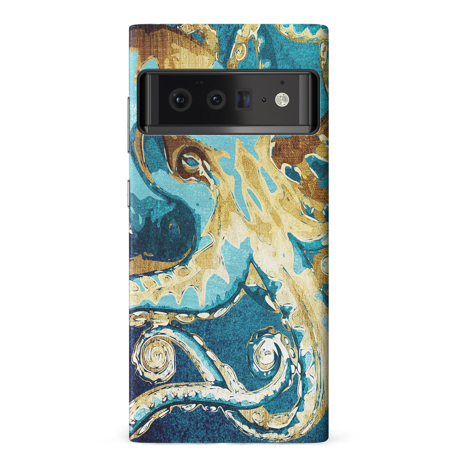 Google Pixel 6 Pro Drawn Kraken Nature Phone Case