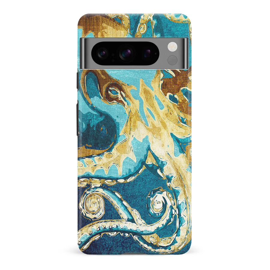 Google Pixel 8 Pro Drawn Kraken Nature Phone Case