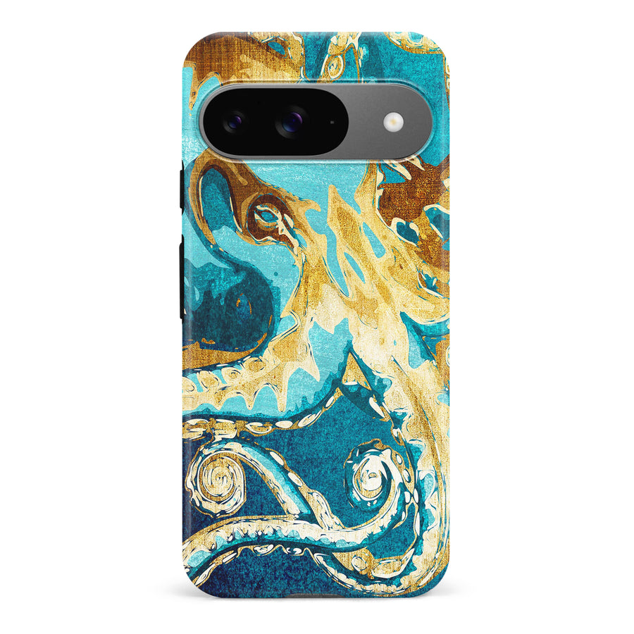 Google Pixel 9 Drawn Kraken Nature Phone Case