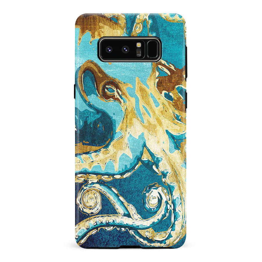 Samsung Galaxy Note 8 Drawn Kraken Nature Phone Case