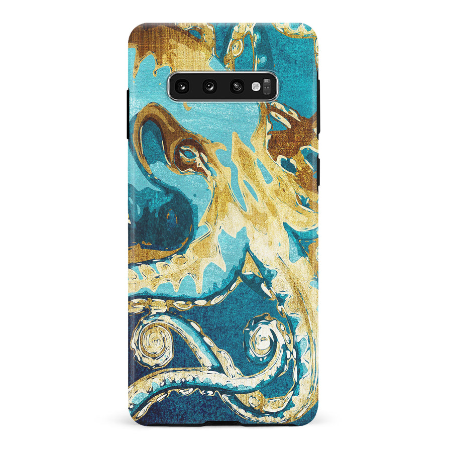 Samsung Galaxy S10 Plus Drawn Kraken Nature Phone Case
