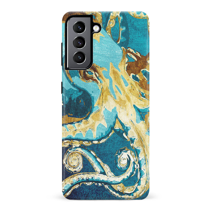 Samsung Galaxy S22 Drawn Kraken Nature Phone Case