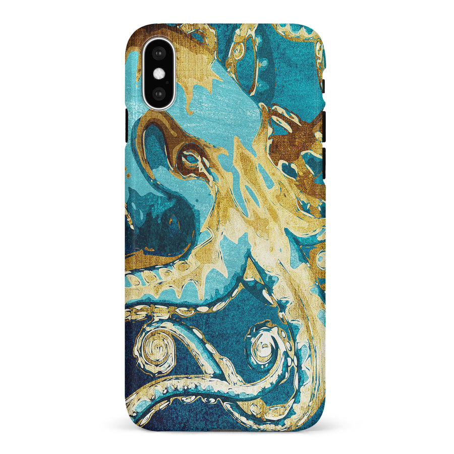 iPhone X/XS Drawn Kraken Nature Phone Case