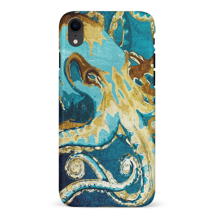 iPhone XR Drawn Kraken Nature Phone Case