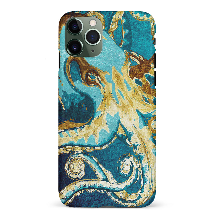 iPhone 11 Pro Drawn Kraken Nature Phone Case