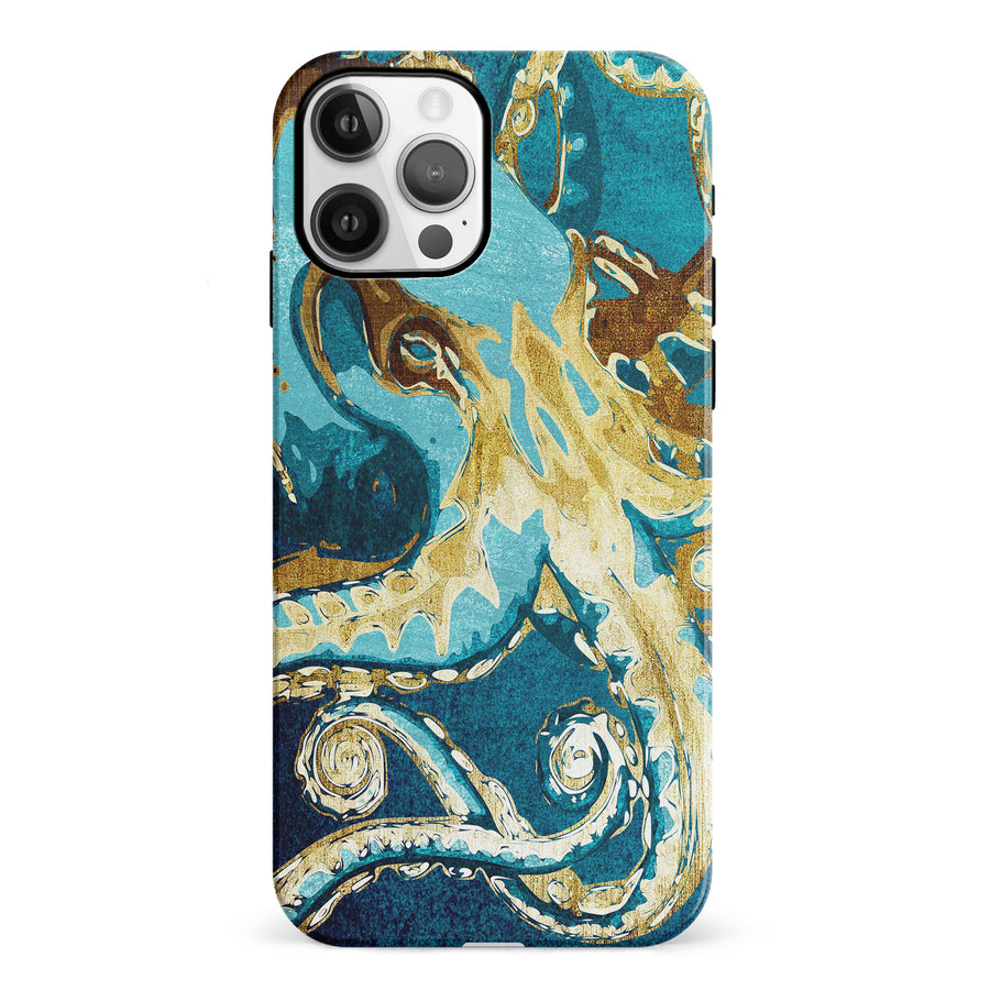 iPhone 12 Drawn Kraken Nature Phone Case