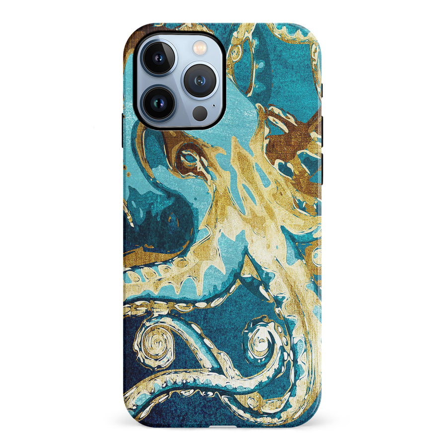 iPhone 12 Pro Drawn Kraken Nature Phone Case