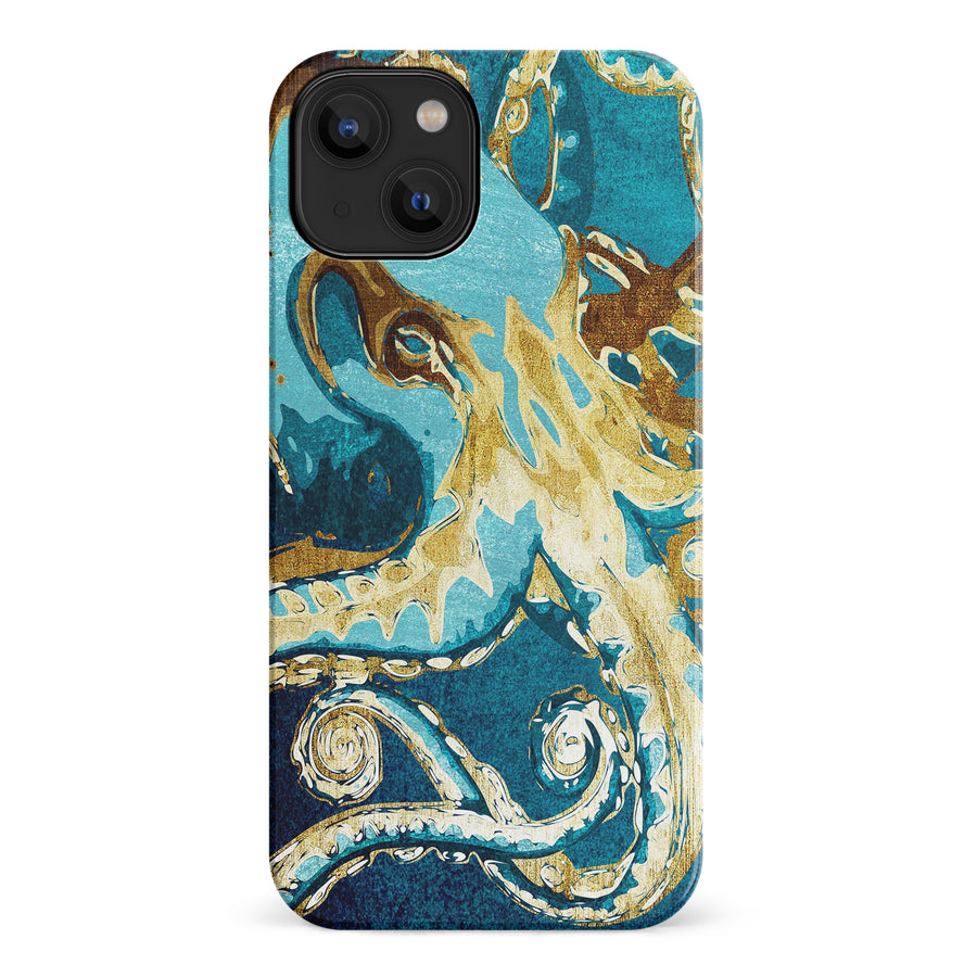 iPhone 14 Drawn Kraken Nature Phone Case