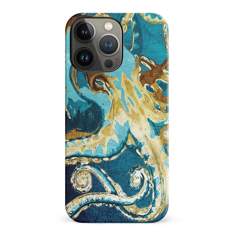 iPhone 14 Pro Drawn Kraken Nature Phone Case