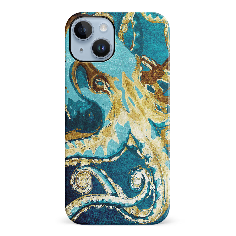 iPhone 14 Plus Drawn Kraken Nature Phone Case