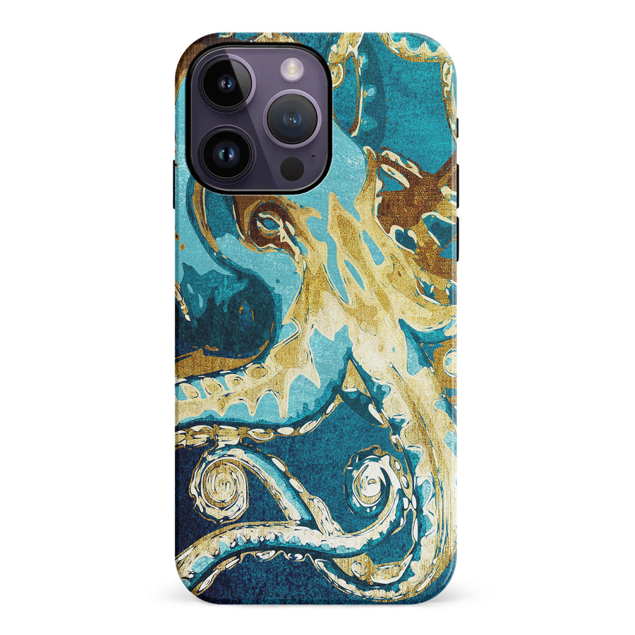 iPhone 14 Pro Max Drawn Kraken Nature Phone Case