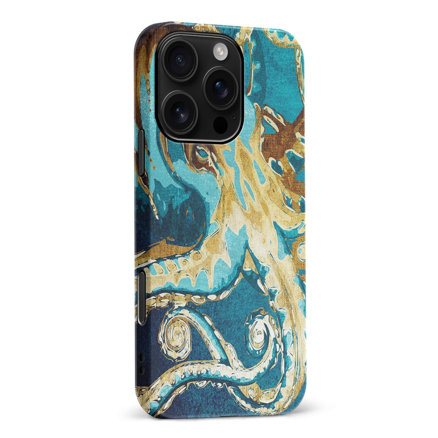 iPhone 16 Pro Max Drawn Kraken Nature Phone Case