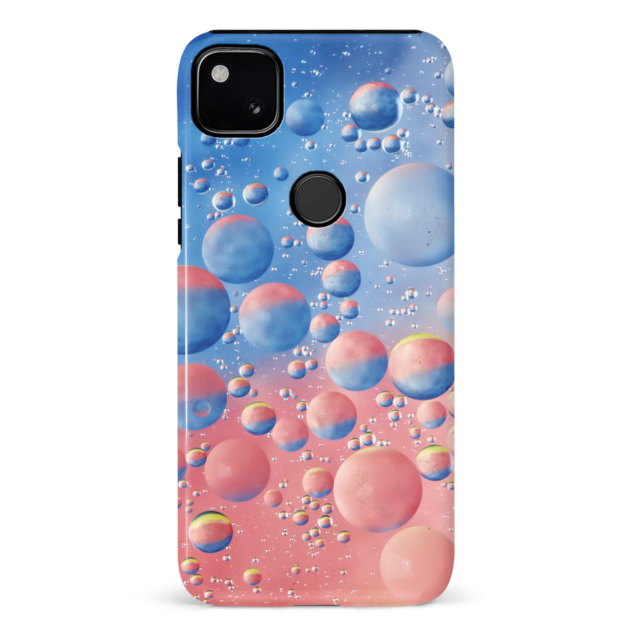 Google Pixel 4A Red Bubble Nature Phone Case