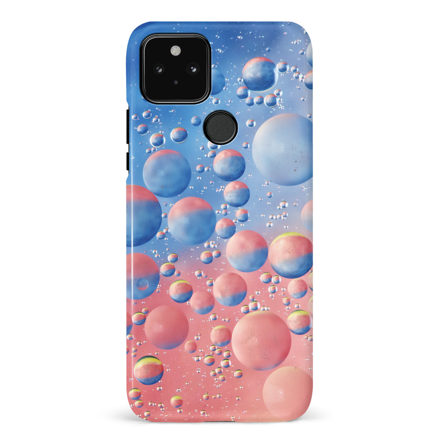 Google Pixel 5 Red Bubble Nature Phone Case