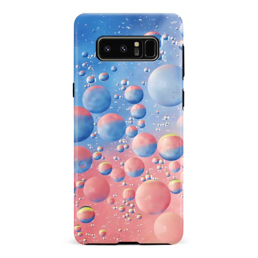 Samsung Galaxy Note 8 Red Bubble Nature Phone Case