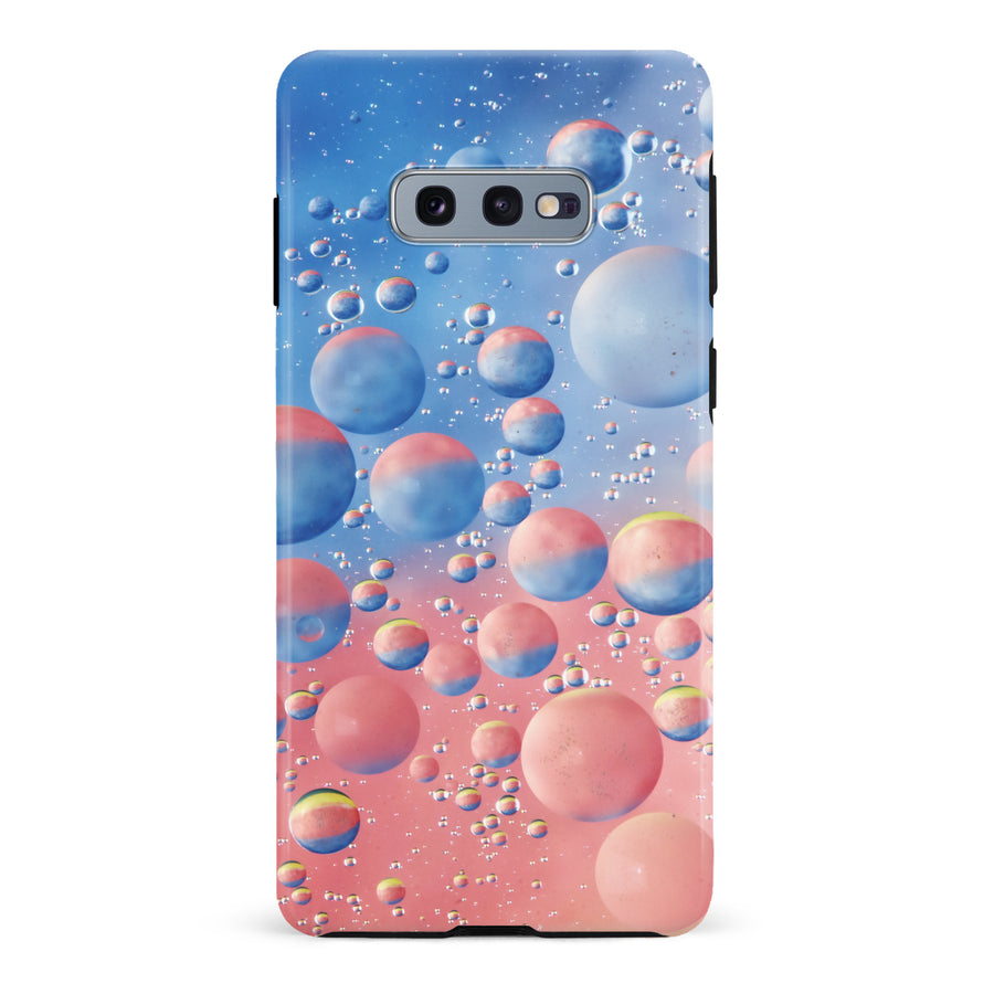 Samsung Galaxy S10e Red Bubble Nature Phone Case
