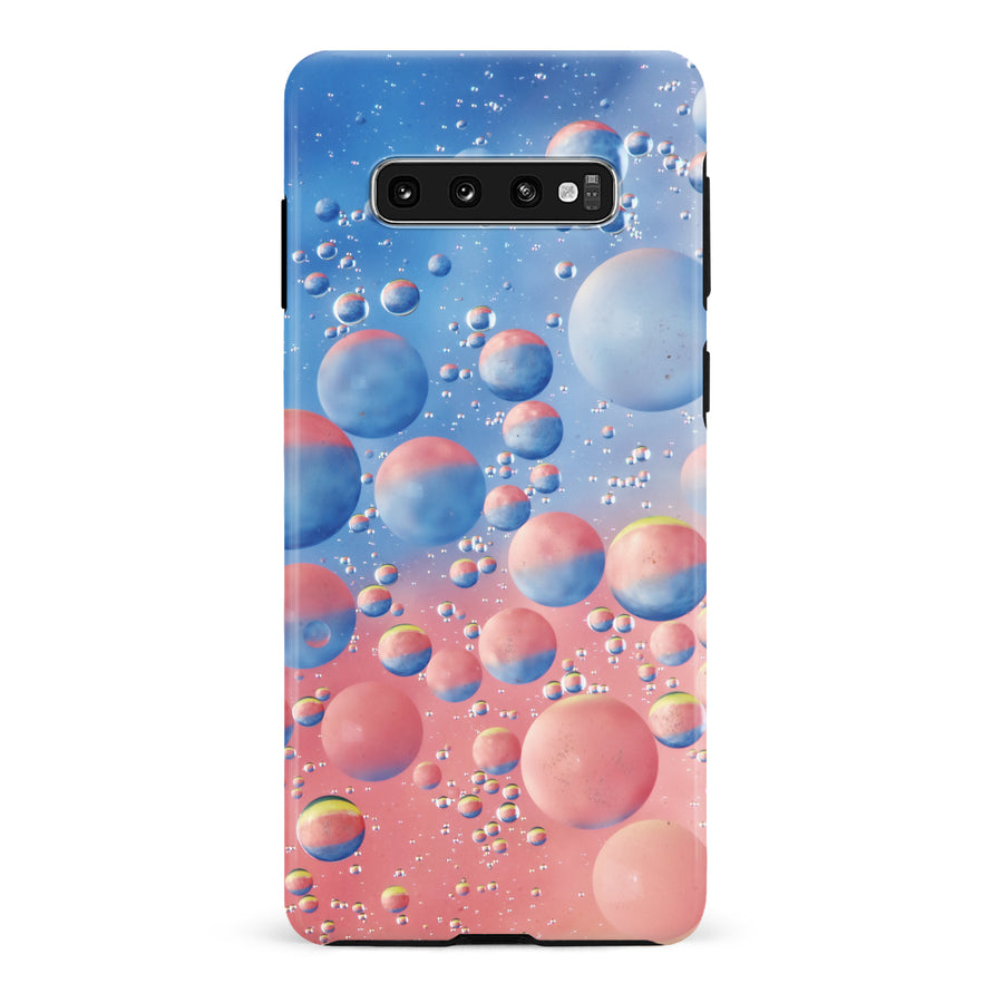 Samsung Galaxy S10 Plus Red Bubble Nature Phone Case
