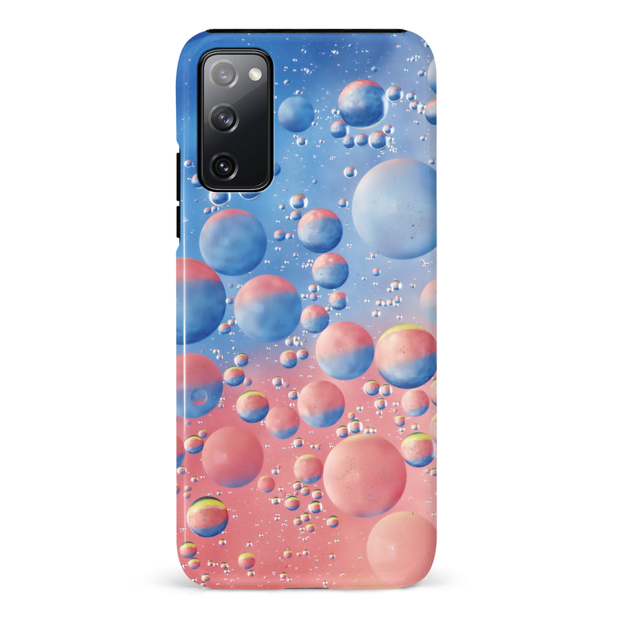 Samsung Galaxy S20 FE Red Bubble Nature Phone Case