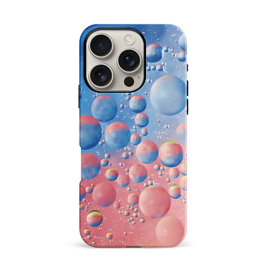 iPhone 16 Pro Red Bubble Nature Phone Case