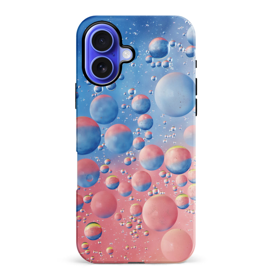 iPhone 16 Plus Red Bubble Nature Phone Case