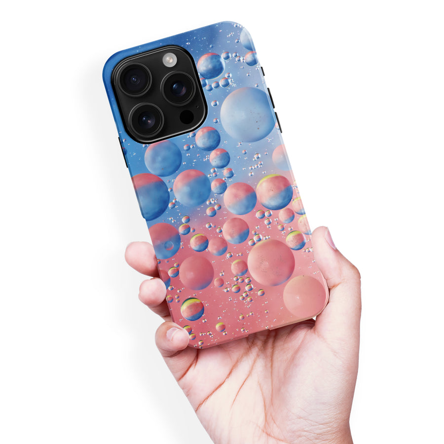 iPhone 16 Pro Max Red Bubble Nature Phone Case