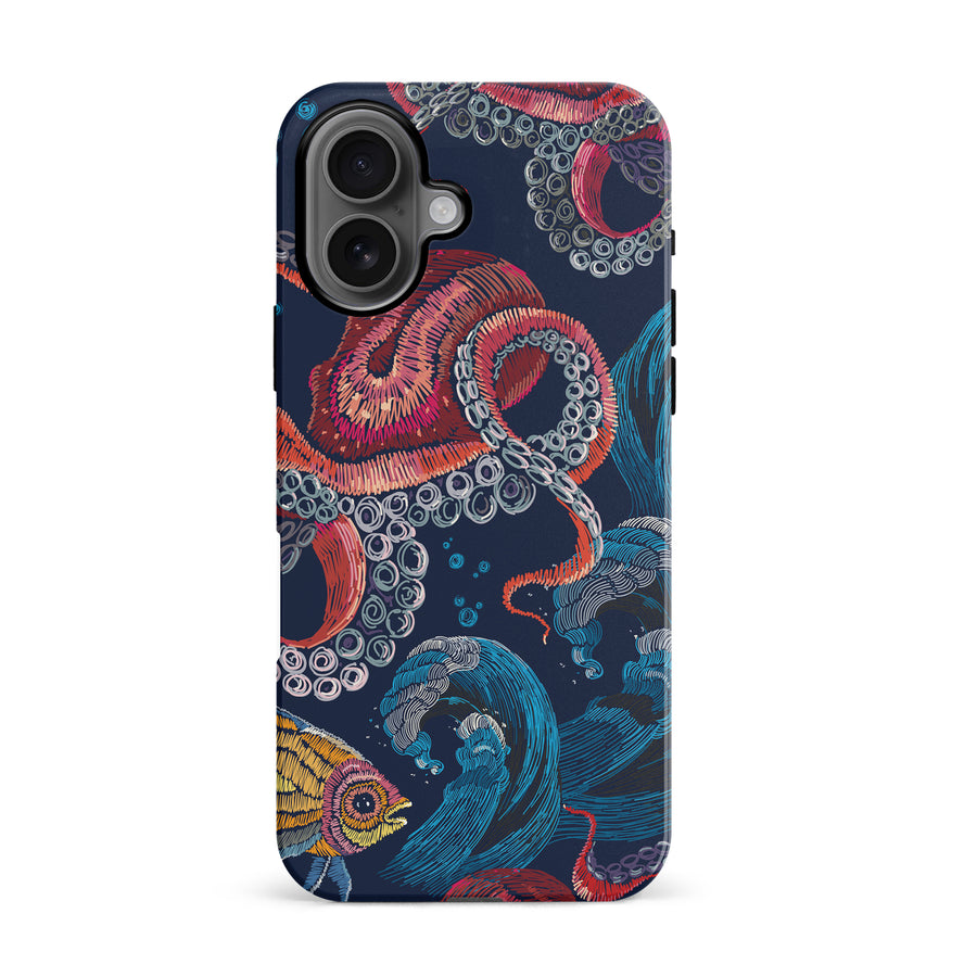 iPhone 16 Tentacles Nature Phone Case