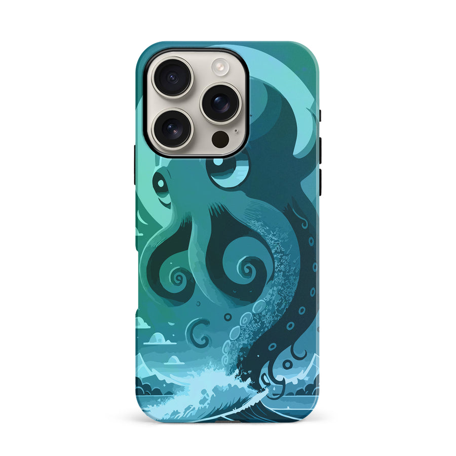 iPhone 16 Pro Octopus Nature Phone Case