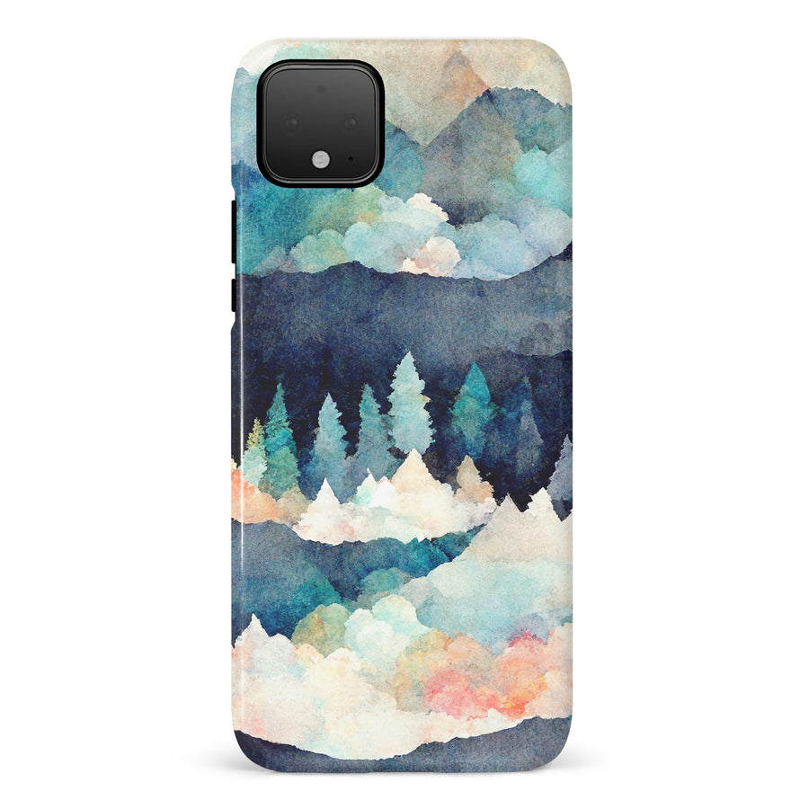 Google Pixel 4 Coral Mountains Nature Phone Case