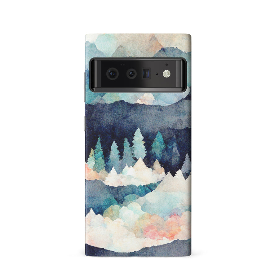 Google Pixel 6 Coral Mountains Nature Phone Case