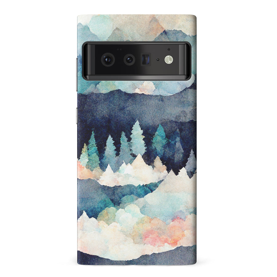 Google Pixel 6 Pro Coral Mountains Nature Phone Case