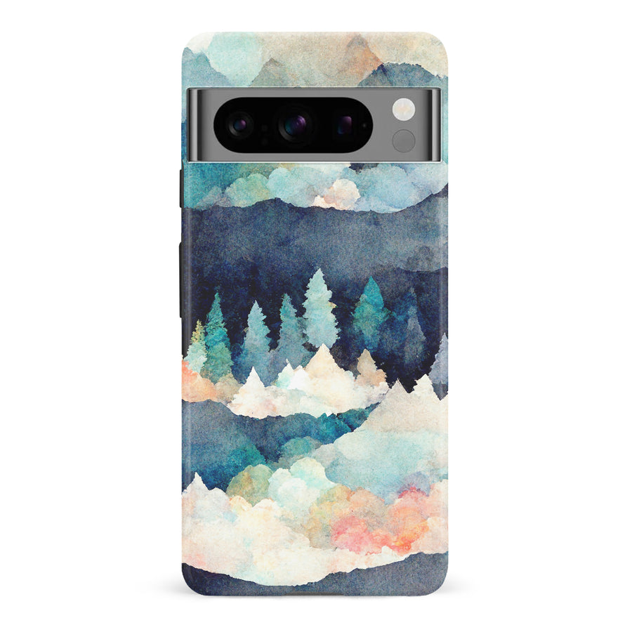 Google Pixel 8 Pro Coral Mountains Nature Phone Case