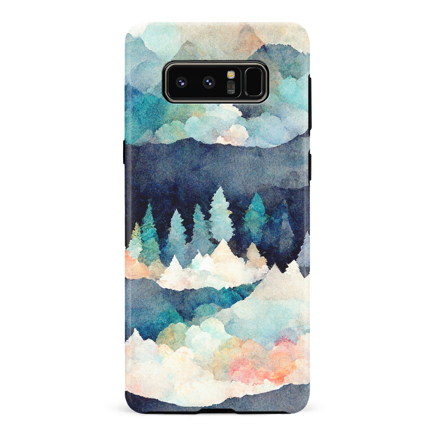 Samsung Galaxy Note 8 Coral Mountains Nature Phone Case