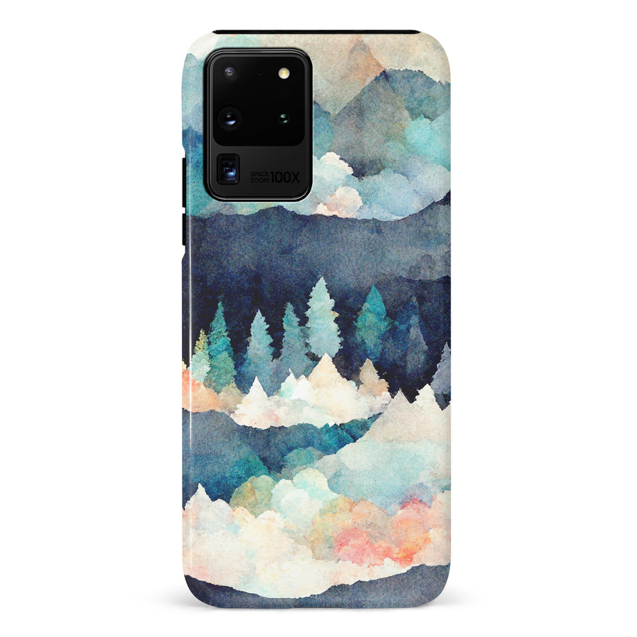 Samsung Galaxy S20 Ultra Coral Mountains Nature Phone Case