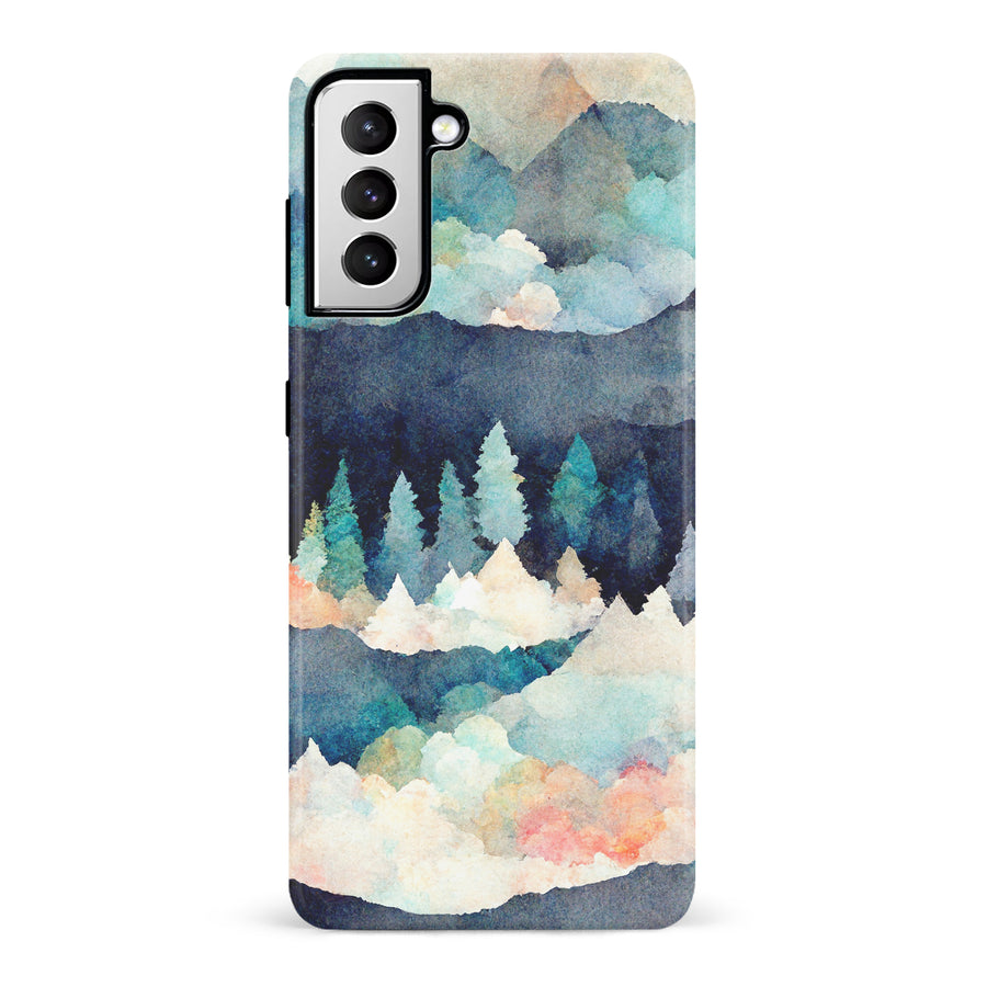 Samsung Galaxy S21 Coral Mountains Nature Phone Case
