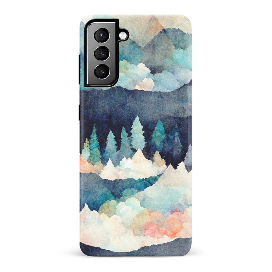 Samsung Galaxy S21 Plus Coral Mountains Nature Phone Case